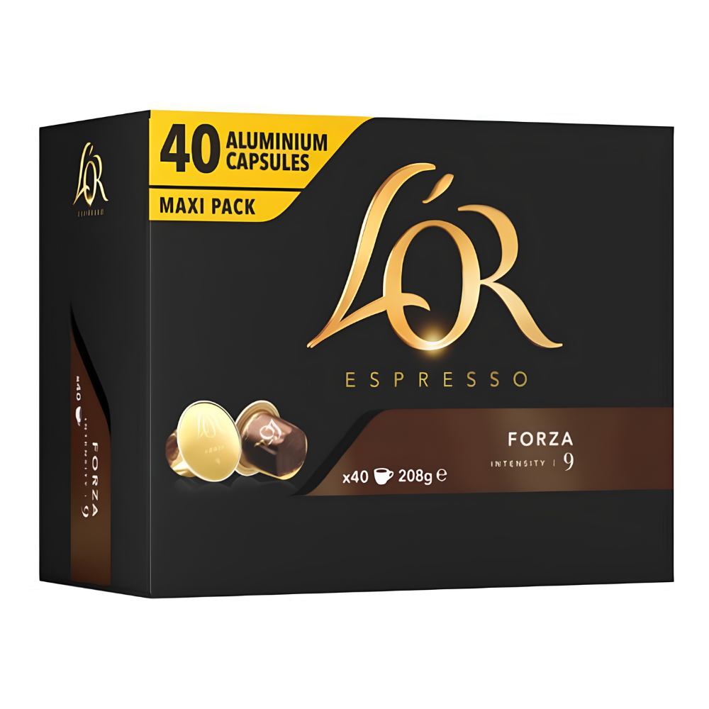 Caffè FORZA L'OR Espresso 40 Capsule